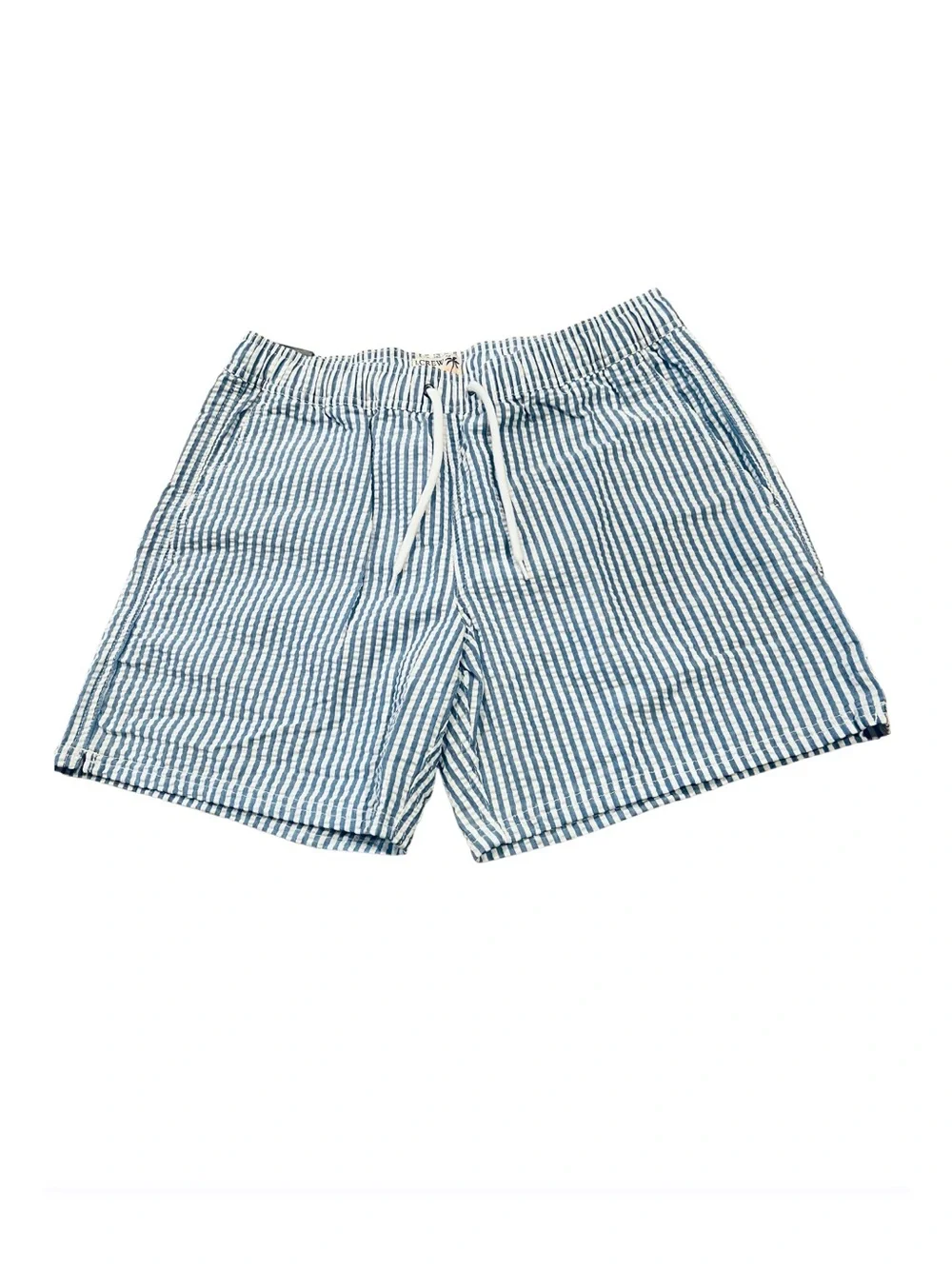 J. Crew 6'' swim trunk in seersucker Size Medium NWT